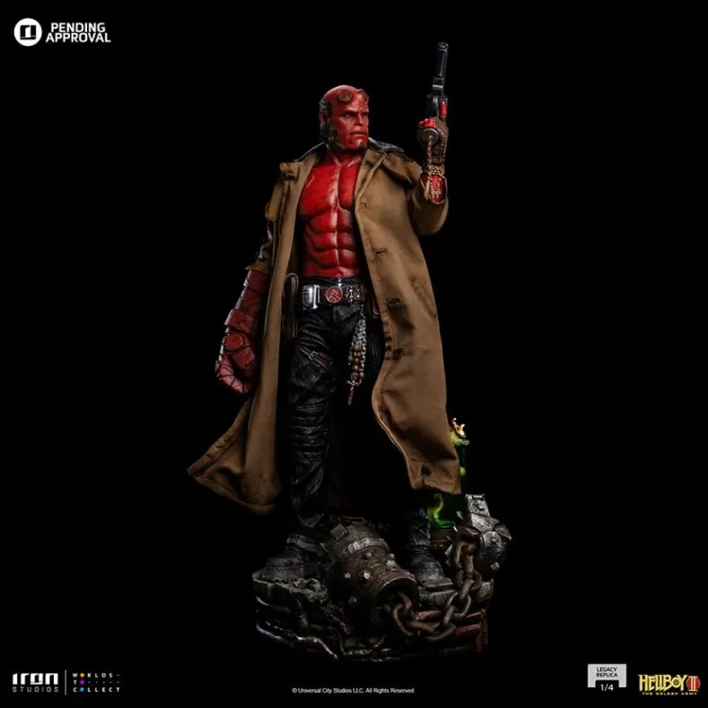 PRE-ORDER: Iron Studios Hellboy II: The Golden Army Hellboy Legacy Replica 1/4 Scale Statue