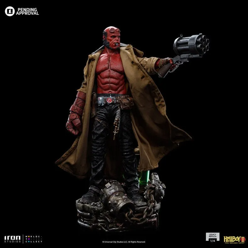 PRE-ORDER: Iron Studios Hellboy II: The Golden Army Hellboy Legacy Replica 1/4 Scale Statue