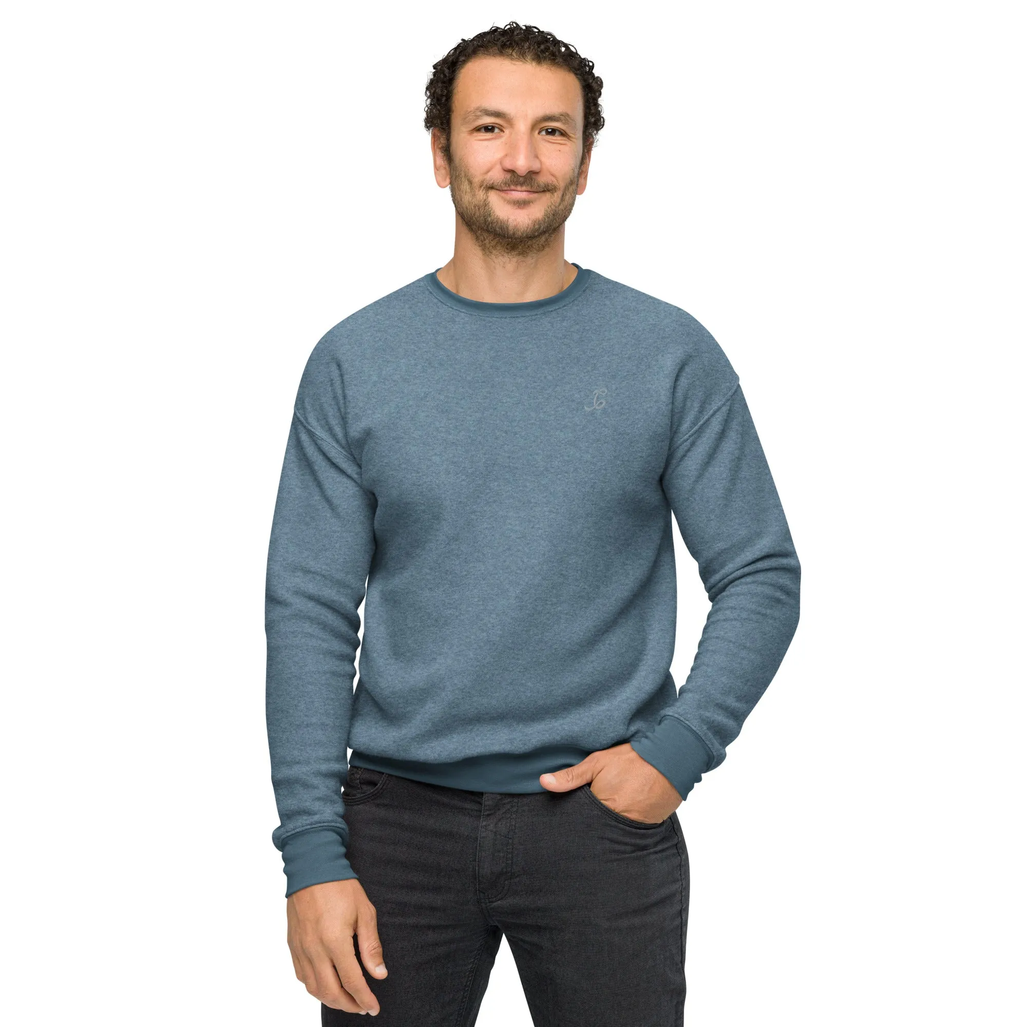 Premium Sueded Fleece Sweatshirt – Signature Series Embroidered