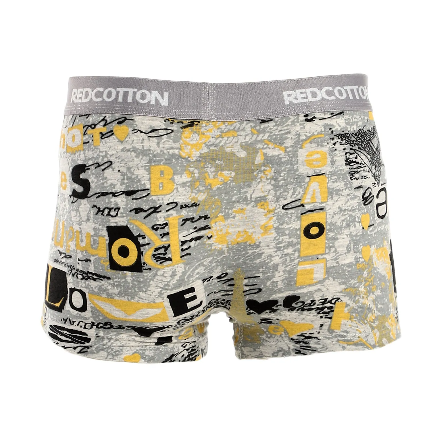 Printed Boxer for Men - Yellow