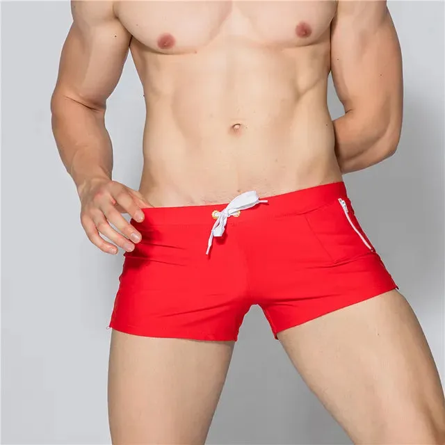 Quick Dry Drawstring Nylon Boxer