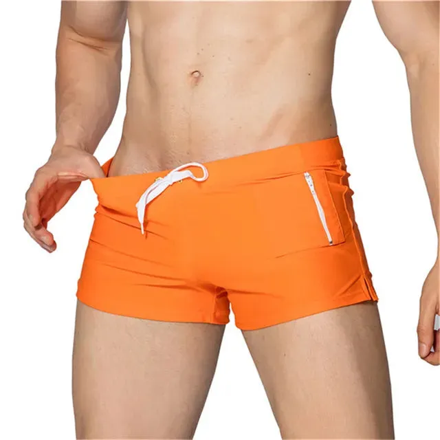 Quick Dry Drawstring Nylon Boxer