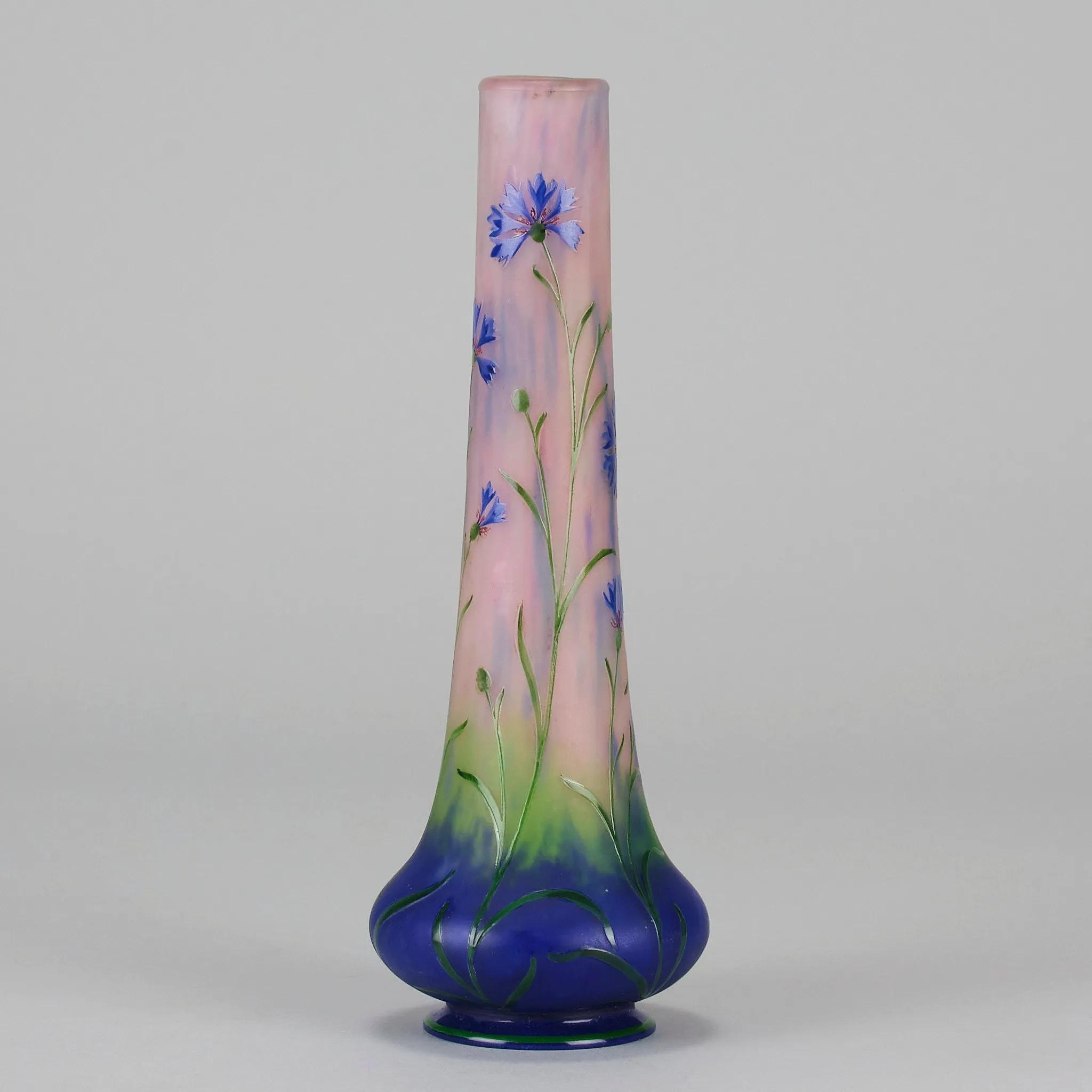 "Cornflower Vase" by Daum Frères