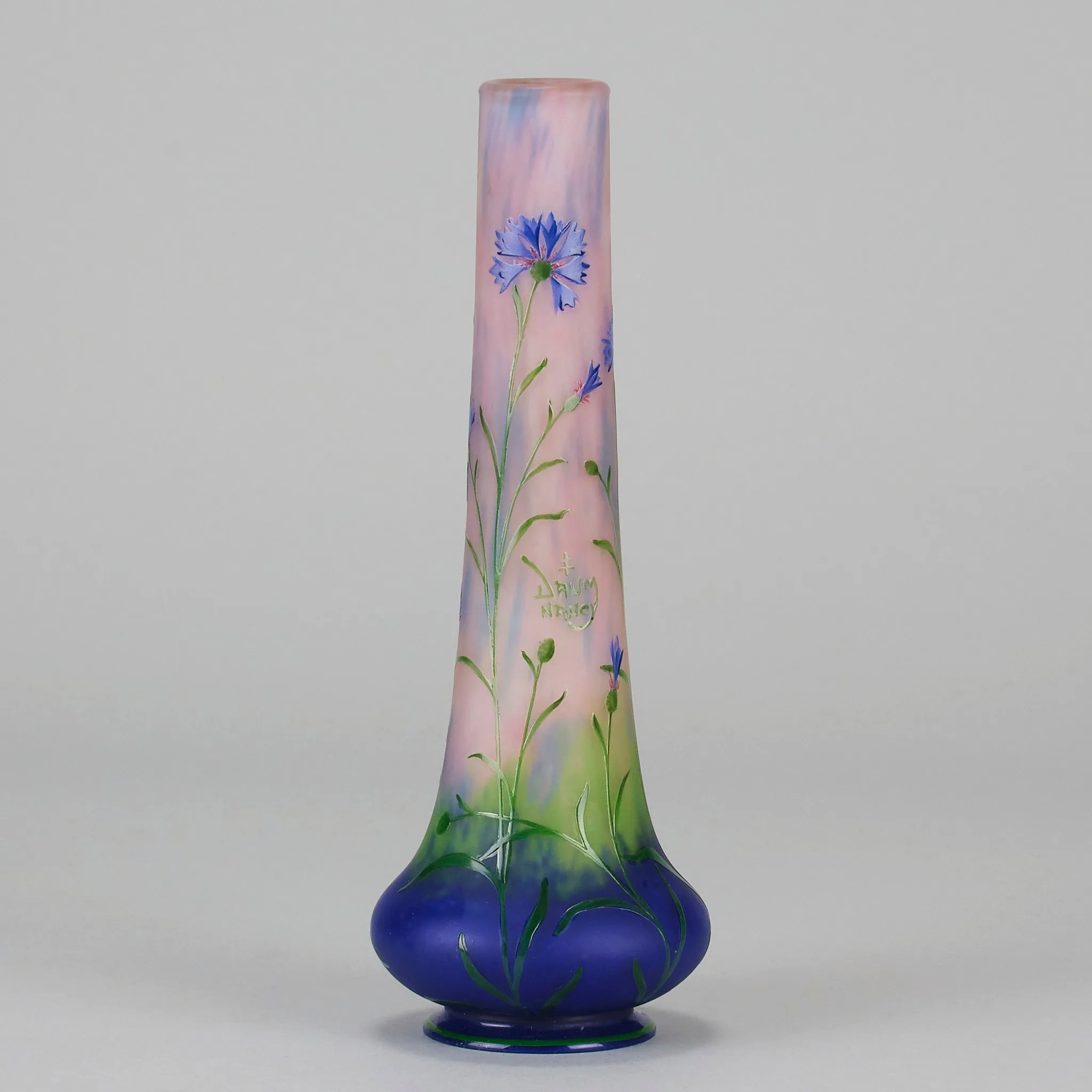 "Cornflower Vase" by Daum Frères