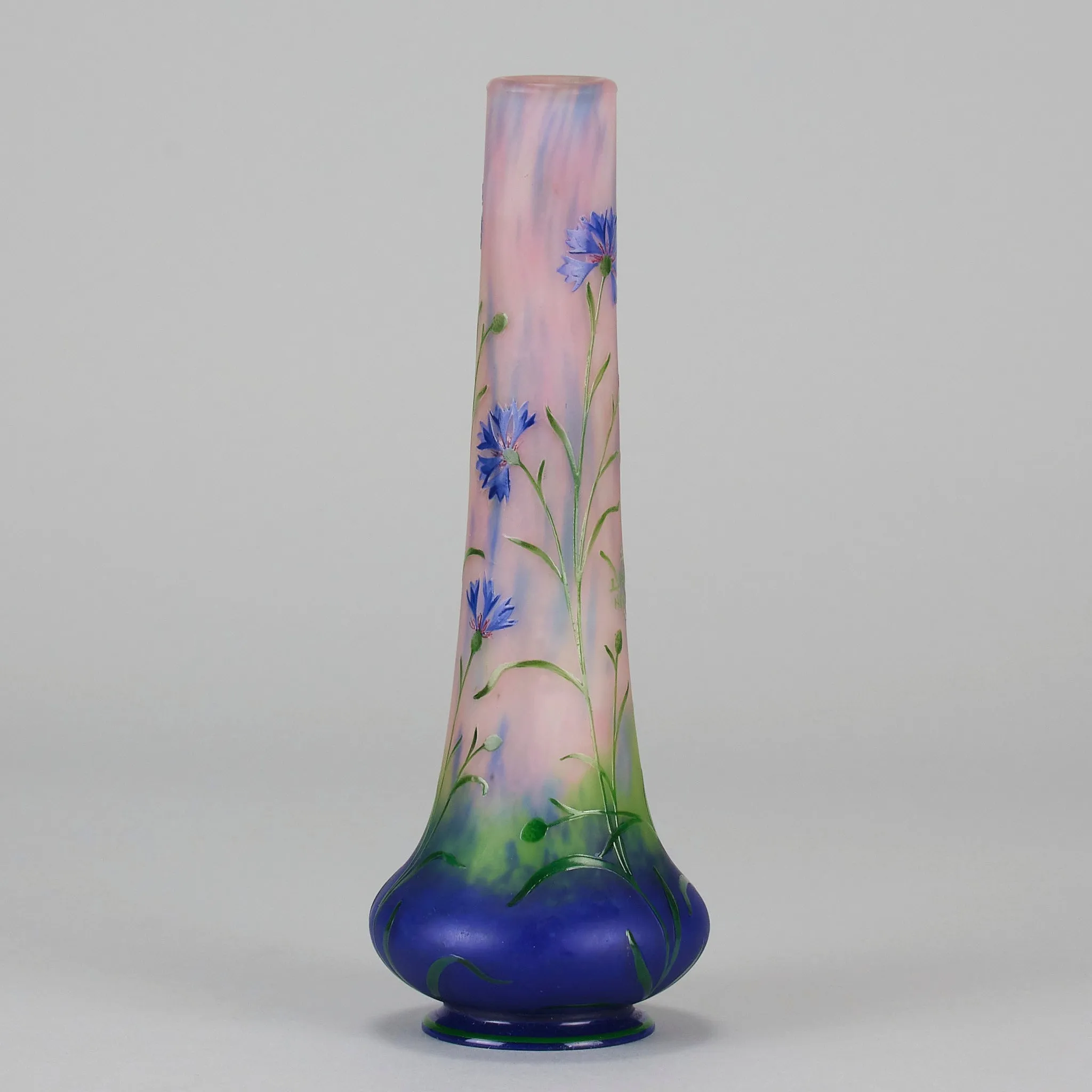 "Cornflower Vase" by Daum Frères