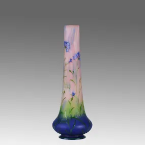 "Cornflower Vase" by Daum Frères