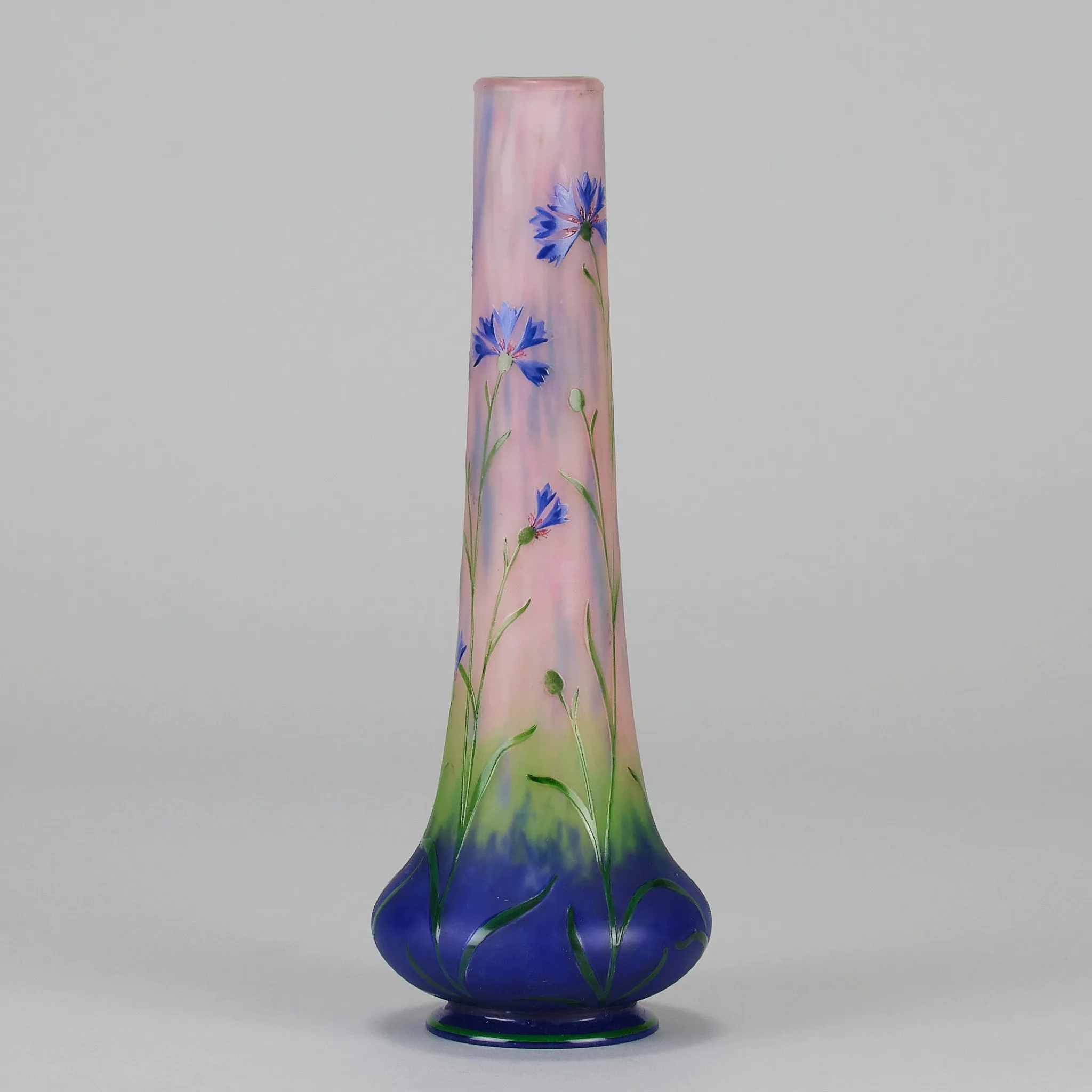 "Cornflower Vase" by Daum Frères