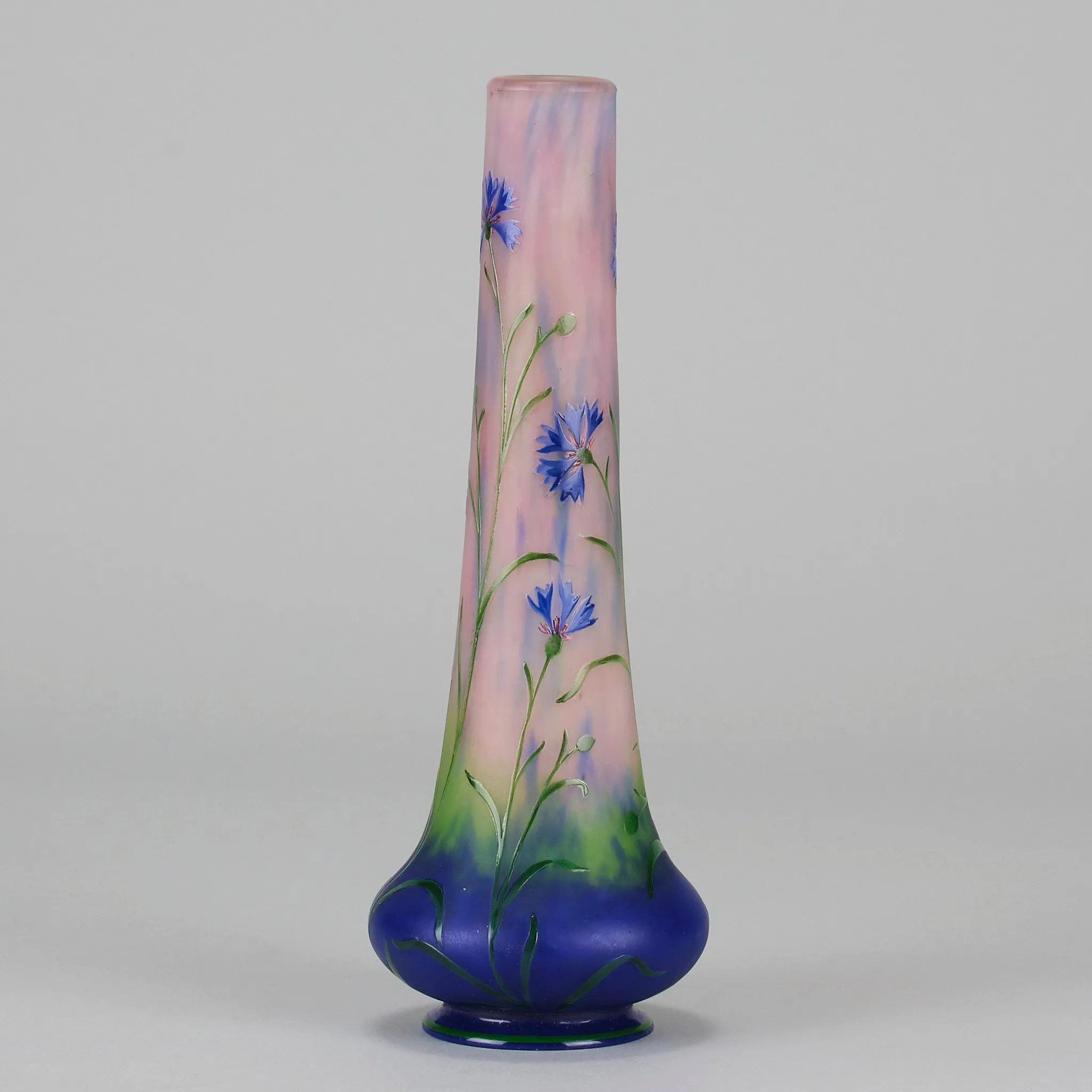 "Cornflower Vase" by Daum Frères