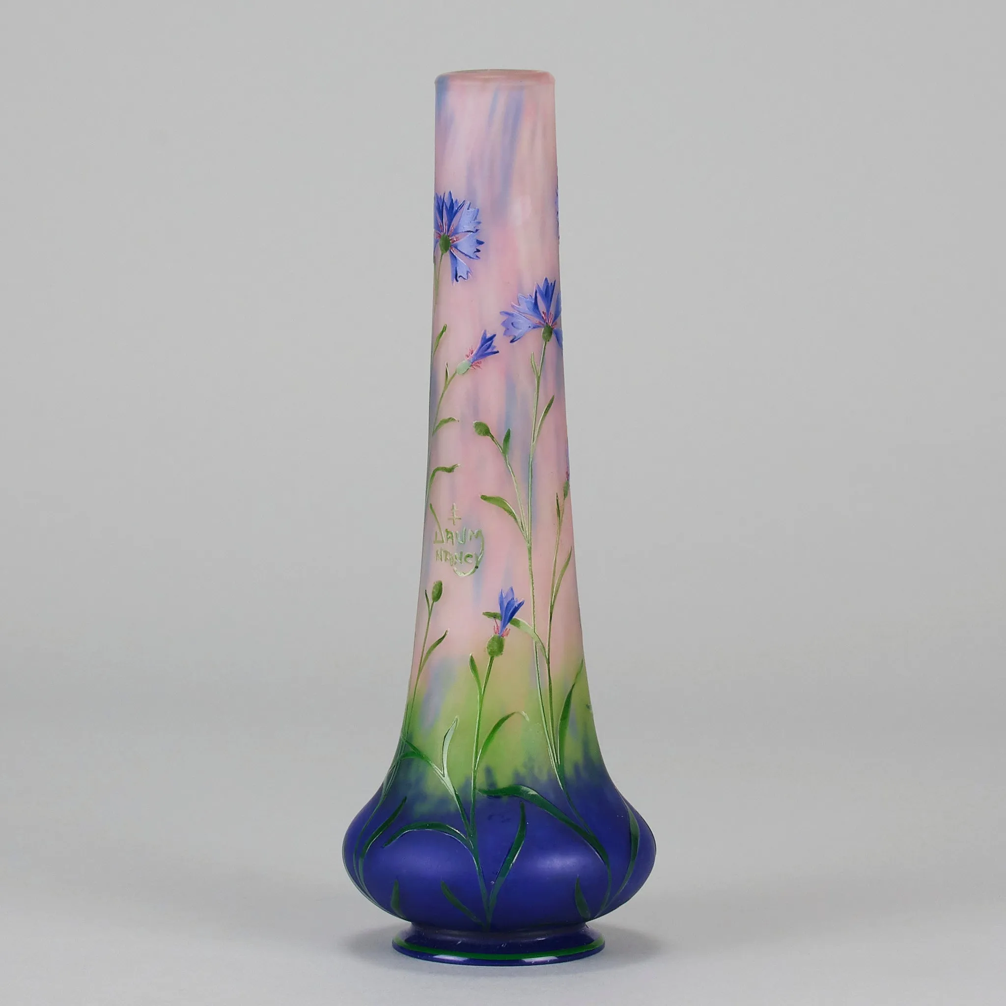 "Cornflower Vase" by Daum Frères