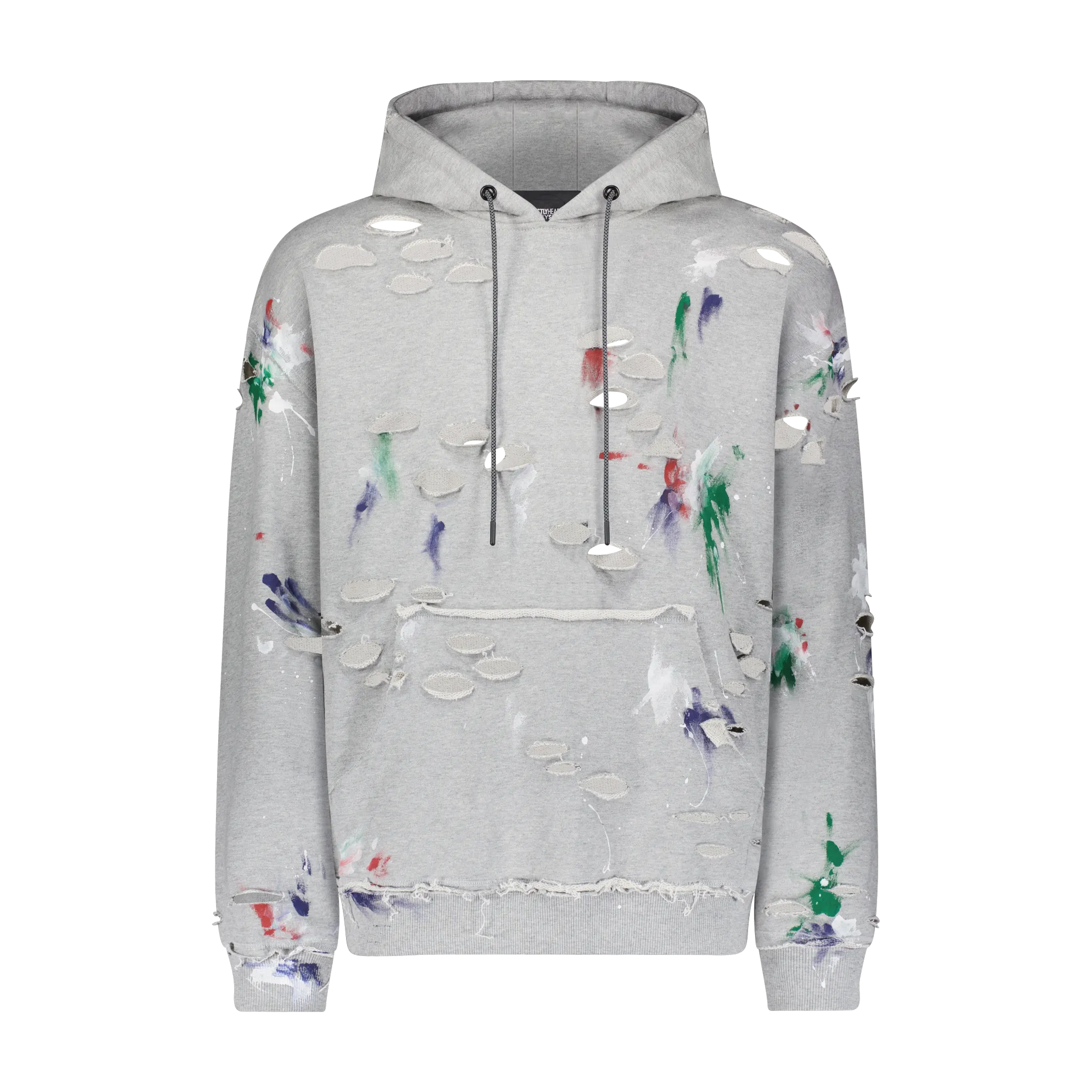 "DISTRESSED PAINTED" HOODIE