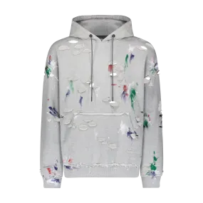 "DISTRESSED PAINTED" HOODIE