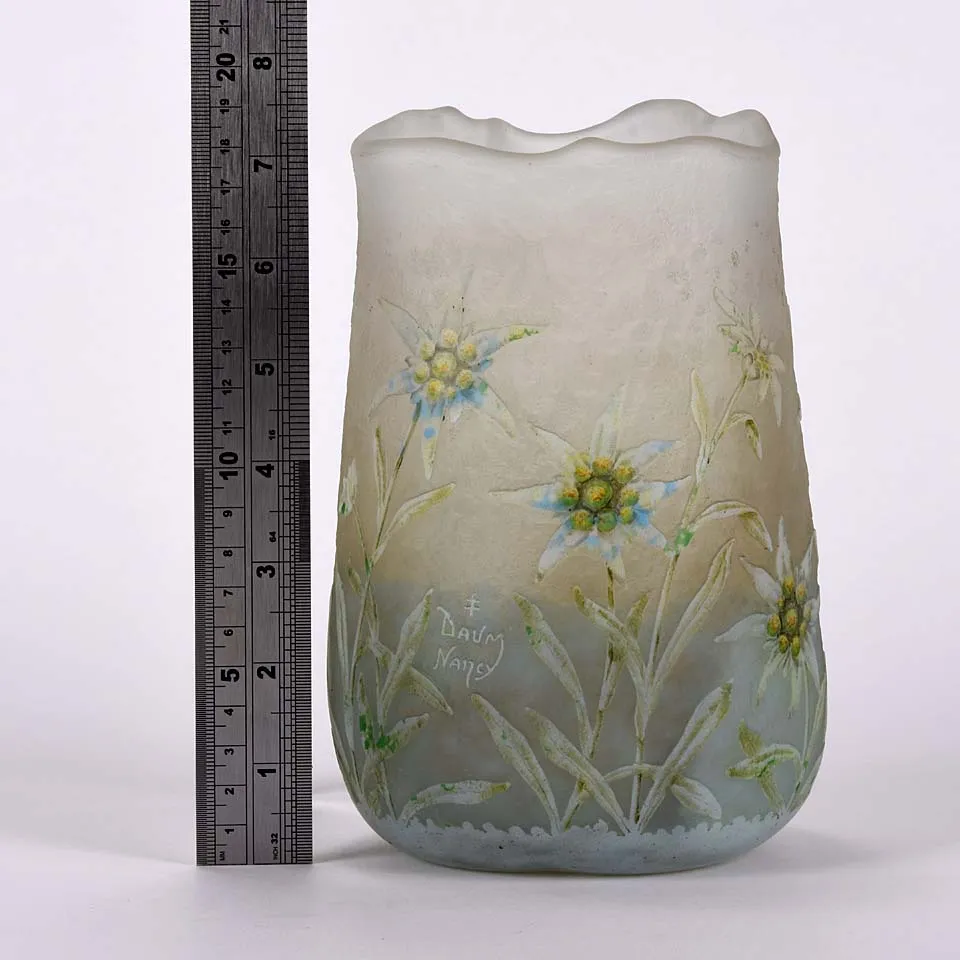 "Edelweiss Vase" by Daum Freres