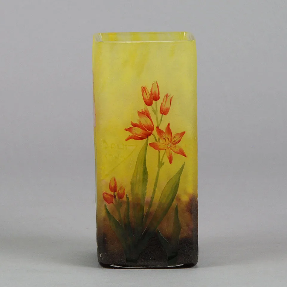 "Montbretia Vase" by Daum Freres