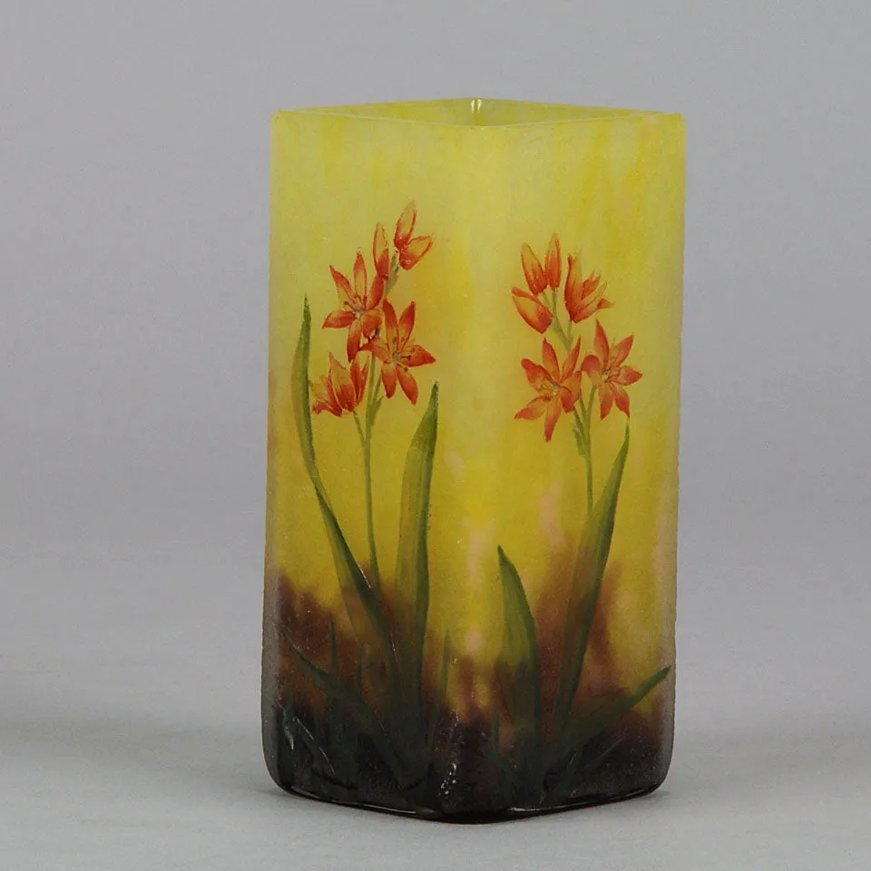 "Montbretia Vase" by Daum Freres