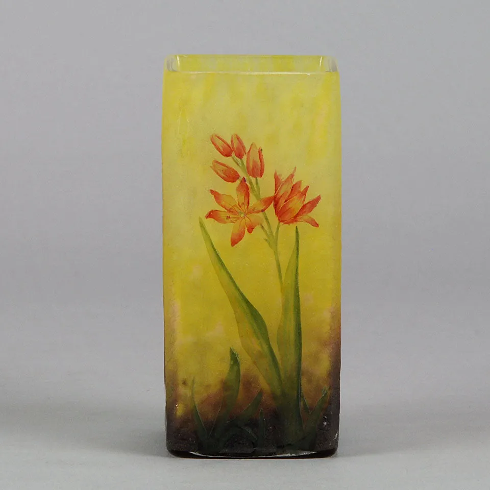 "Montbretia Vase" by Daum Freres