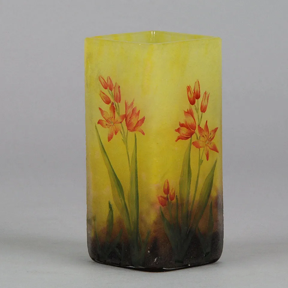 "Montbretia Vase" by Daum Freres