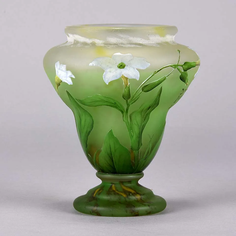 "Nicotiana Vase" by Daum Frères