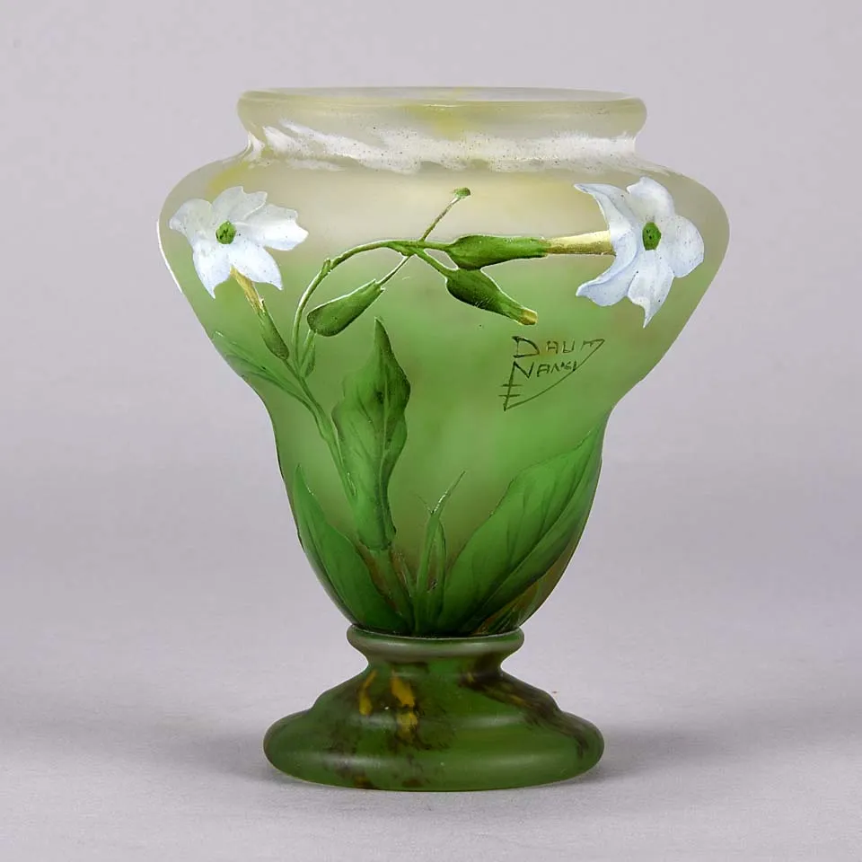 "Nicotiana Vase" by Daum Frères