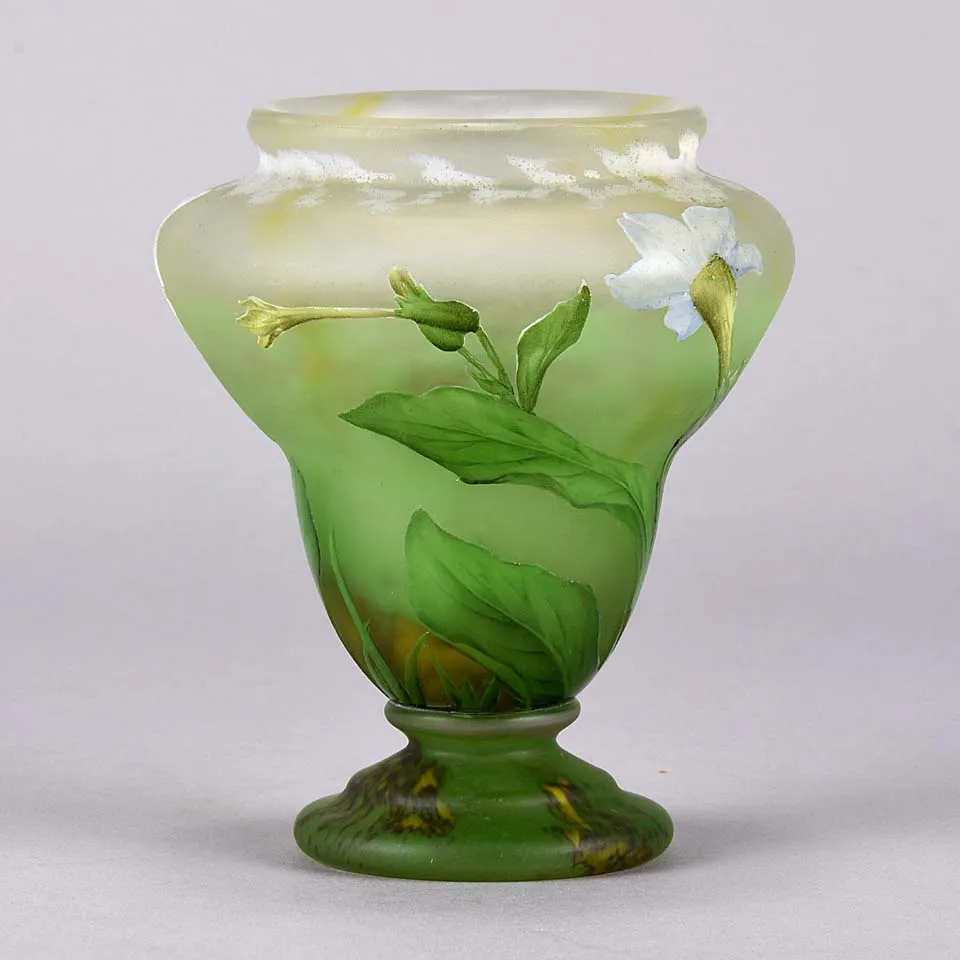 "Nicotiana Vase" by Daum Frères