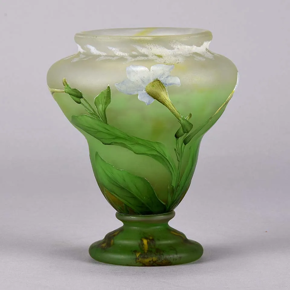 "Nicotiana Vase" by Daum Frères