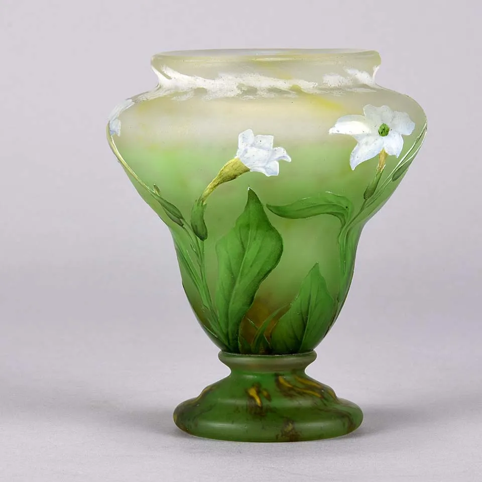 "Nicotiana Vase" by Daum Frères