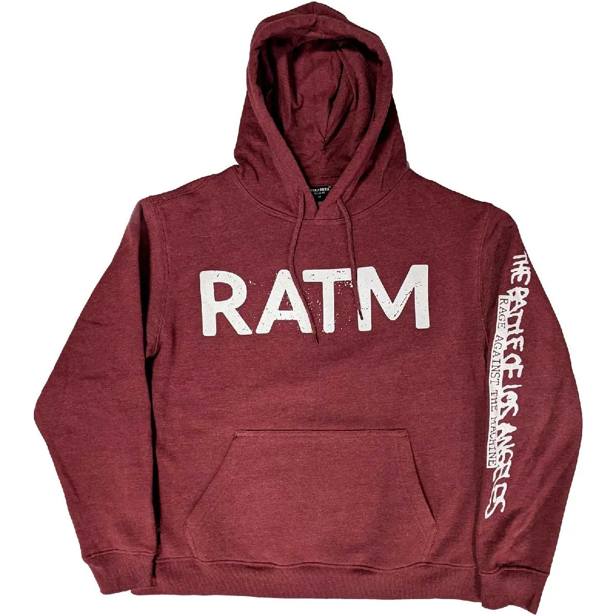 Rage Against The Machine Unisex Pullover Hoodie: Battle 99. (Back Print)