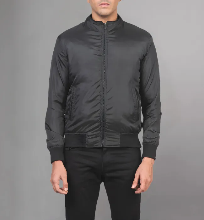 Ramon Black Bomber Jacket