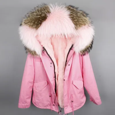 Real Fur Warm Thick Parkas (Collection of 18)