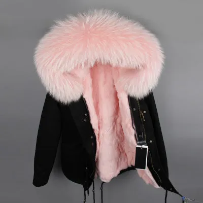 Real Fur Warm Thick Parkas (Collection of 18)