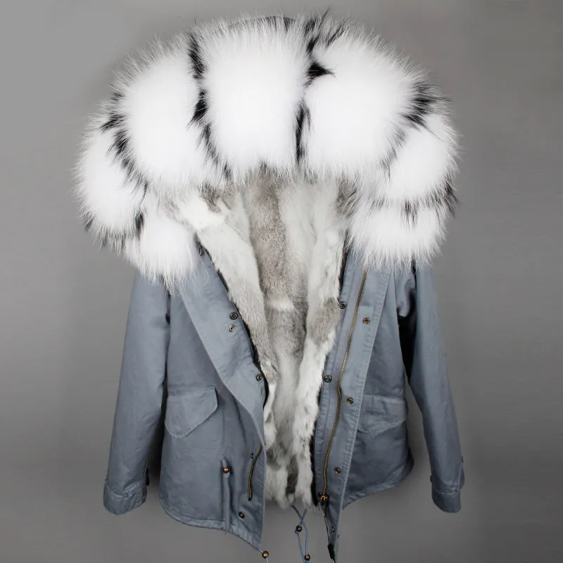 Real Fur Warm Thick Parkas (Collection of 18)