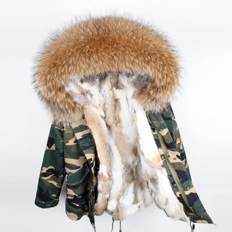 Real Fur Warm Thick Parkas (Collection of 18)