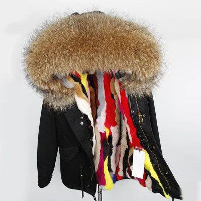 Real Fur Warm Thick Parkas (Collection of 18)