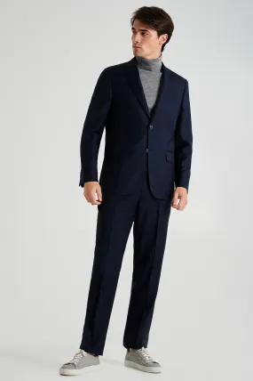 Regular fit wool suit