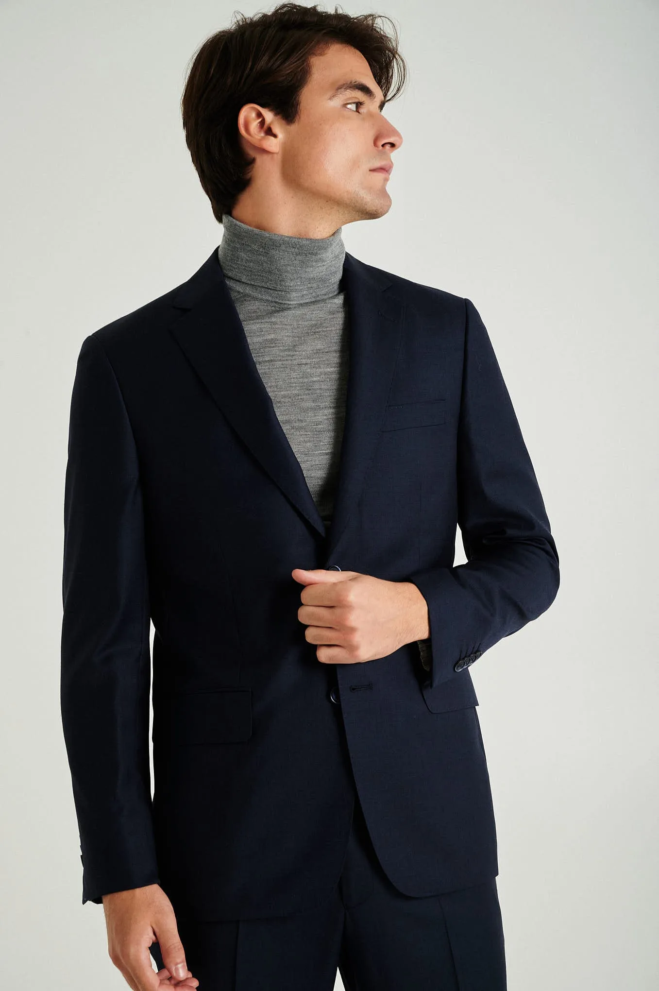 Regular fit wool suit