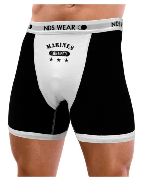 Retired Marines Mens Boxer Brief Underwear