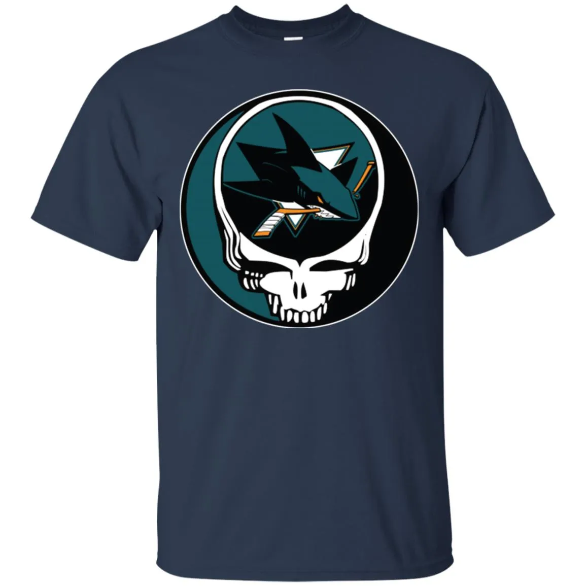 San Jose Sharks Grateful Dead Steal Your Face Hockey Nhl Shirts