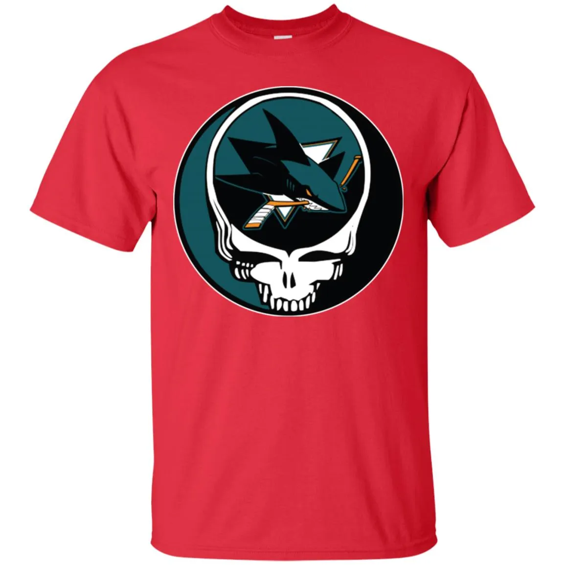 San Jose Sharks Grateful Dead Steal Your Face Hockey Nhl Shirts