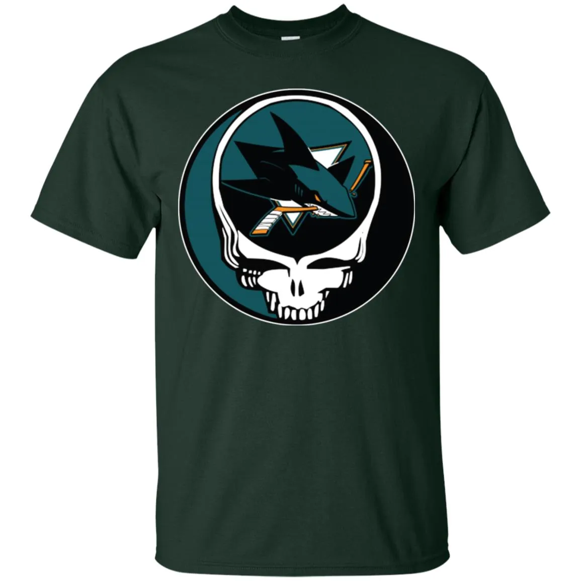 San Jose Sharks Grateful Dead Steal Your Face Hockey Nhl Shirts