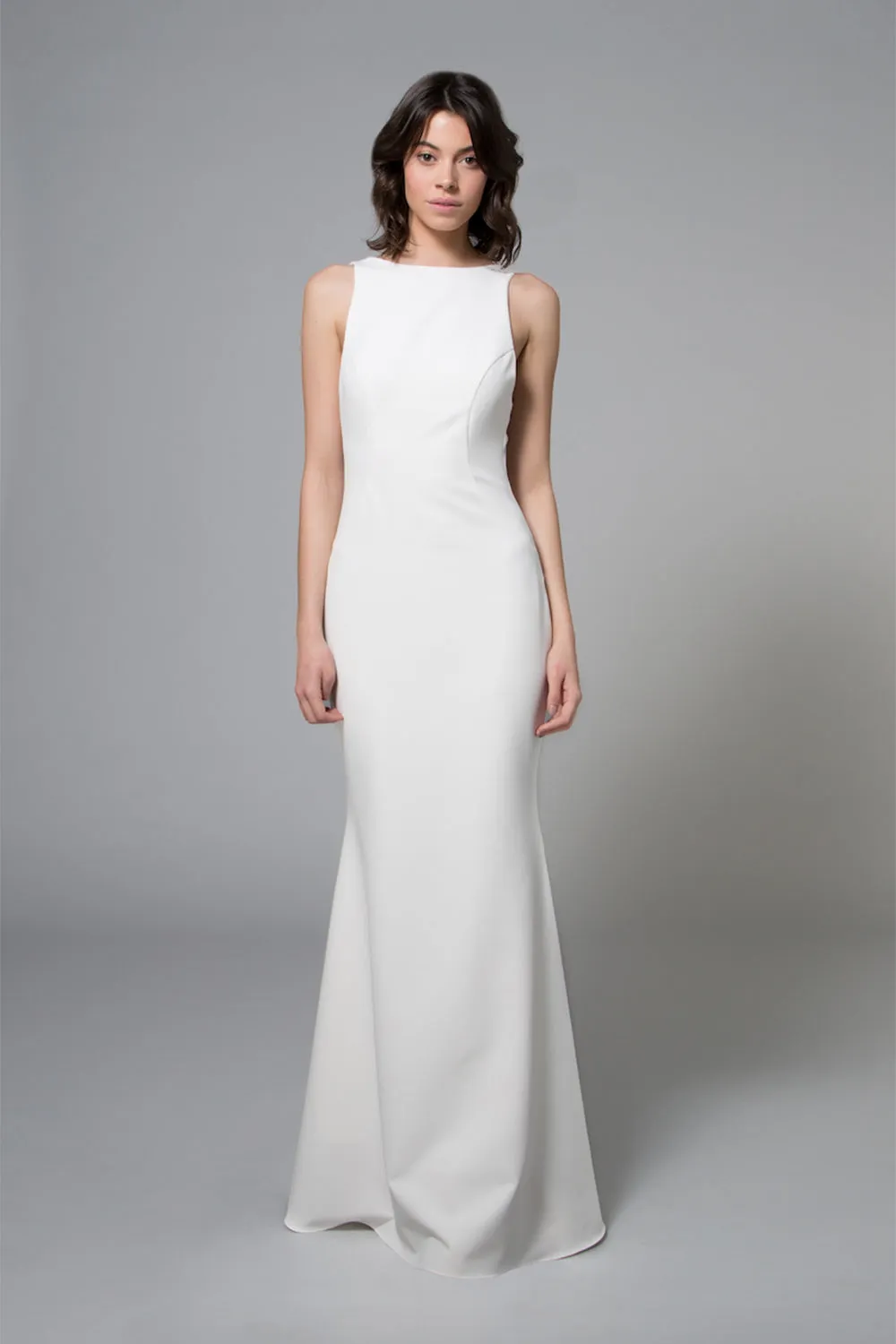 Sanya White | Backless Mermaid Gown