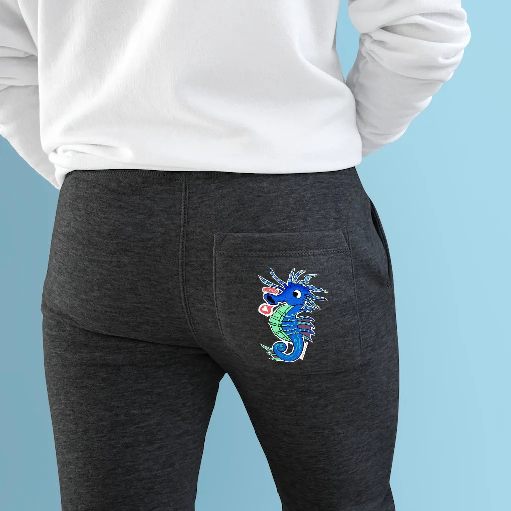 Scribblers the Seahorse Premium Fleece Joggers