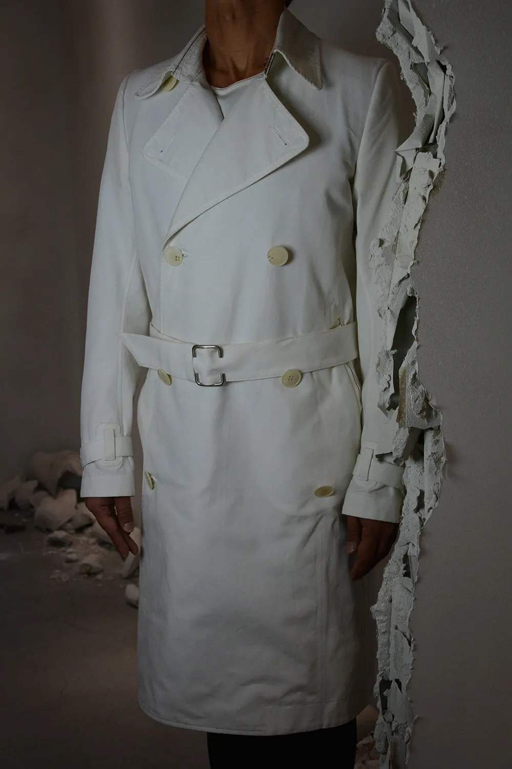 SELF-EDGE TAILORED CROSSFRONT TRENCH COAT