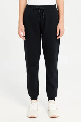 Senior Girls Black Basic Active Pants