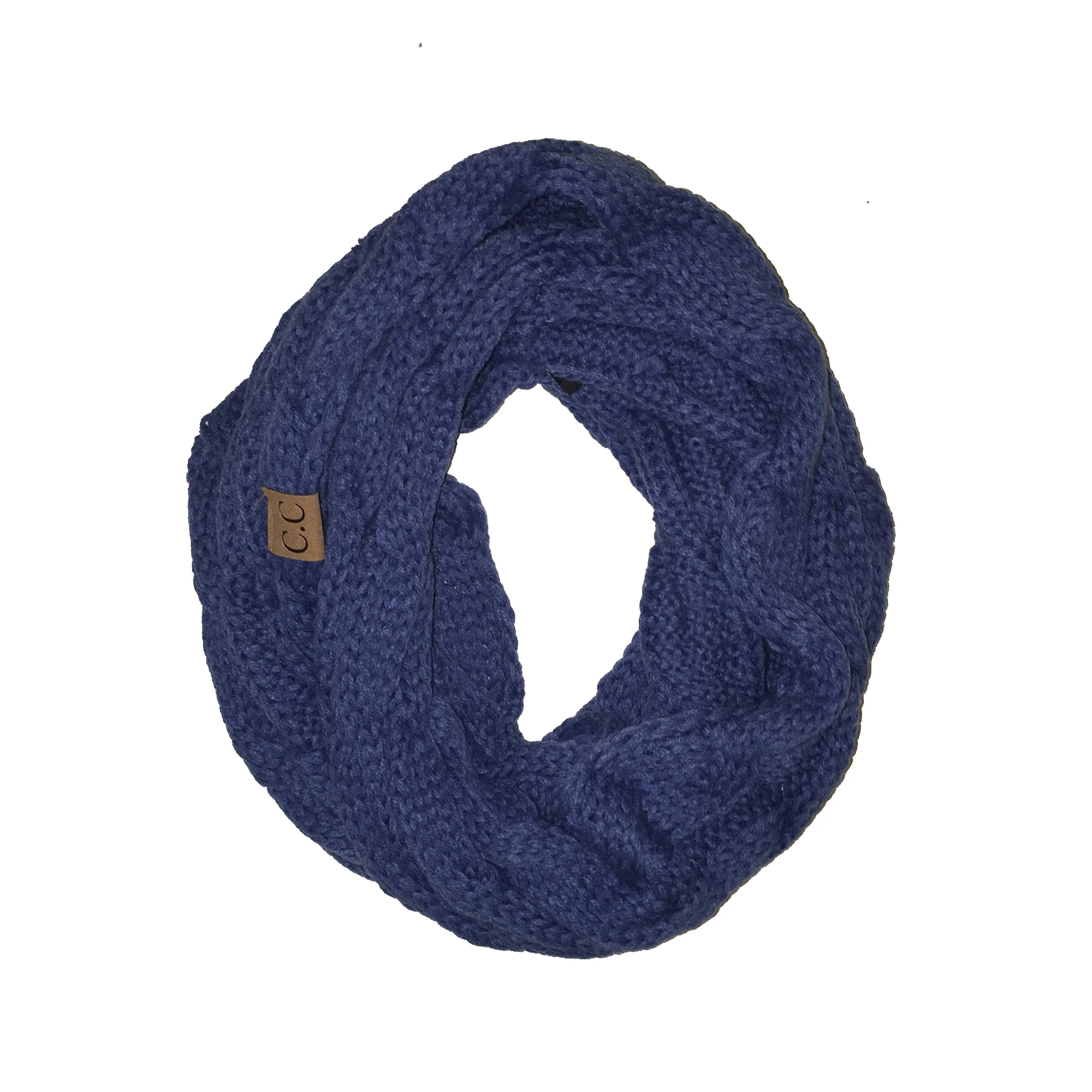 SF-800 Dark Denim Infinity Scarf