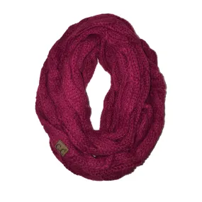 SF-800 Hot Pink Infinity Scarf