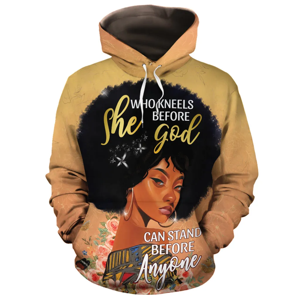 She Who Kneels Before God All-over Hoodie