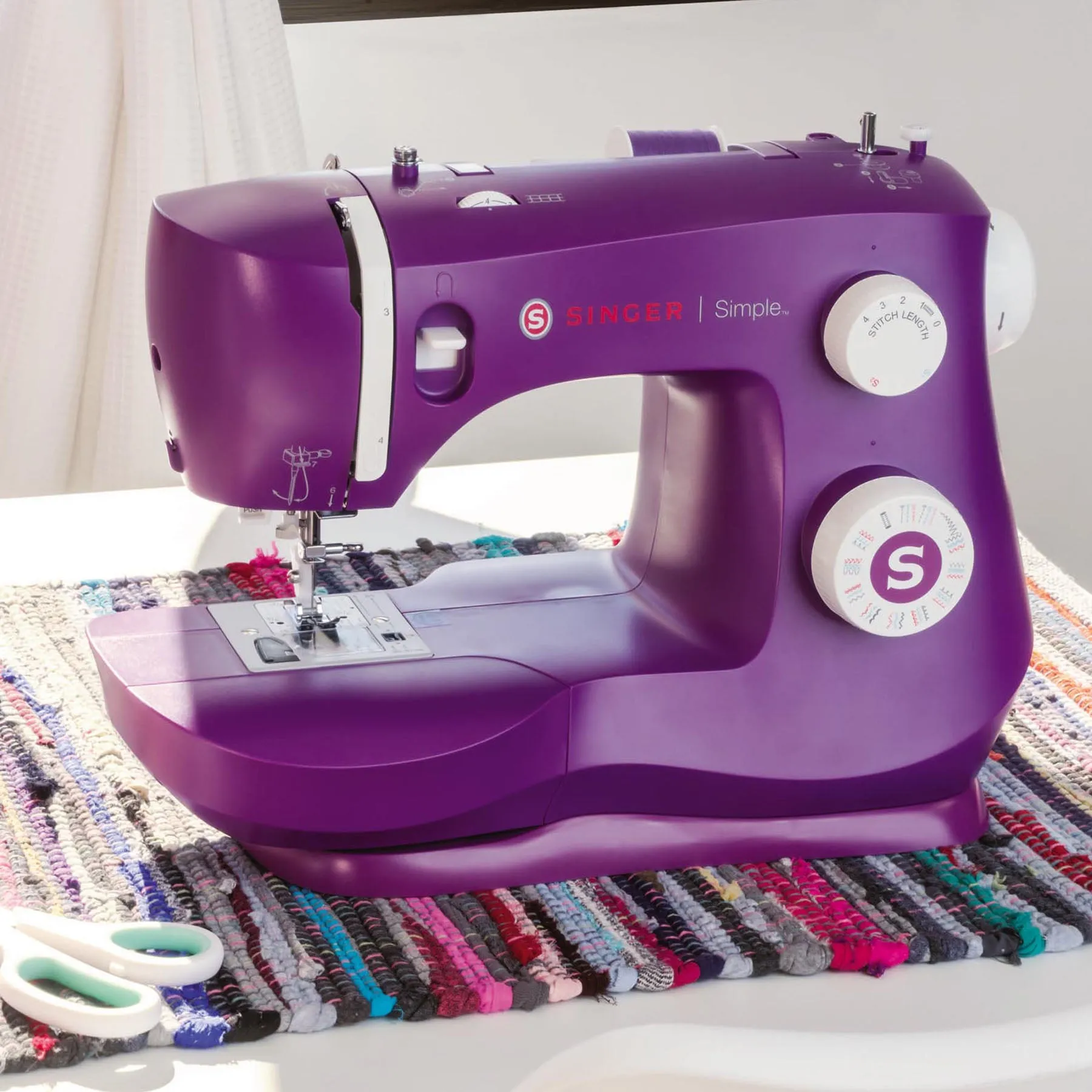 SINGER® Refurbished Simple™ 3337 Purple Sewing Machine