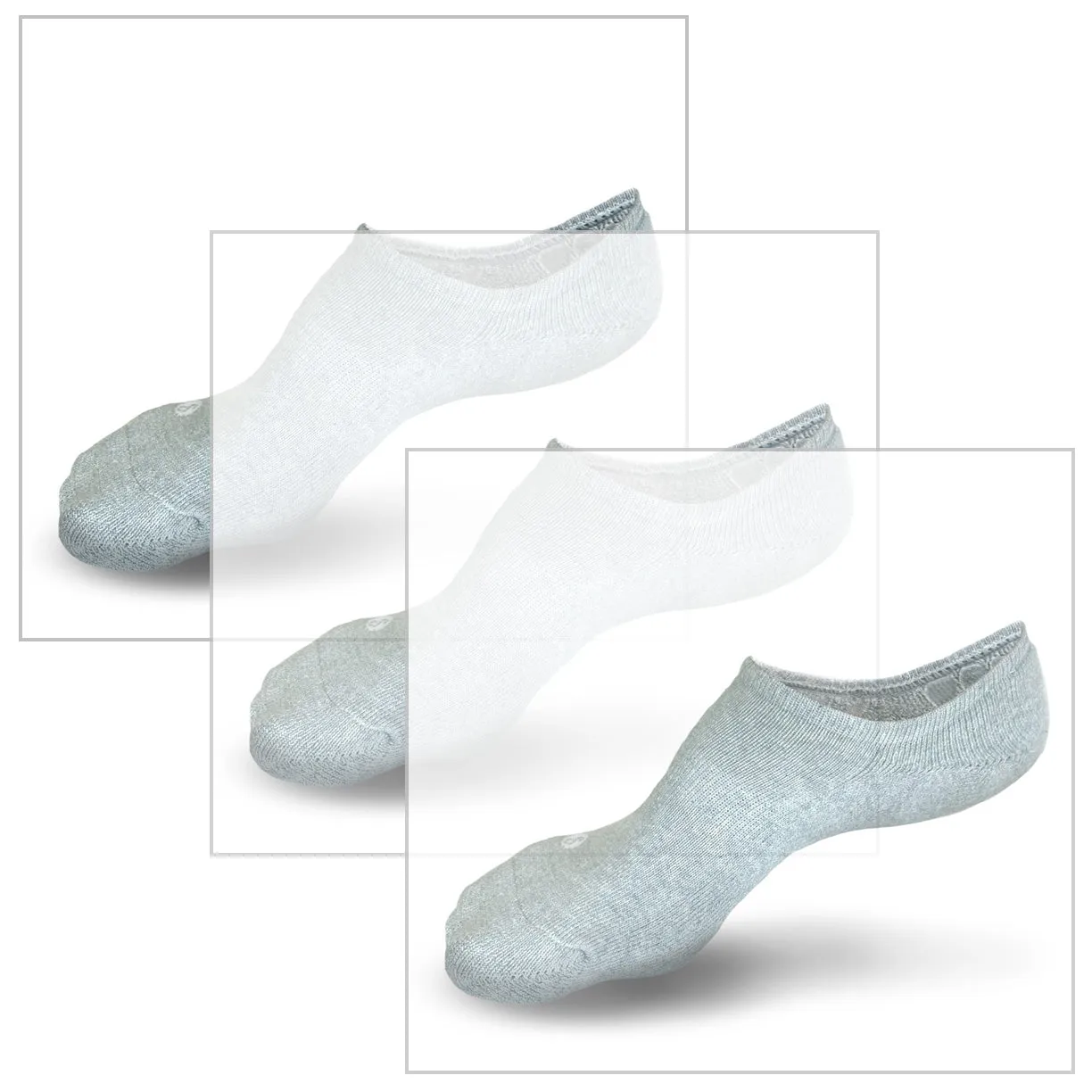 Skinnys Performance || Ultra-Thick No-Show Socks || 3 pack