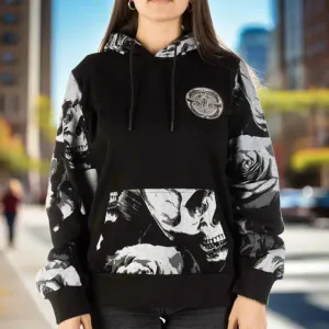 Skull N' Roses Pullover Hoodie