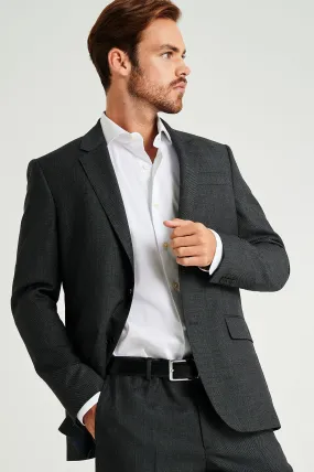 Slim fit wool suit