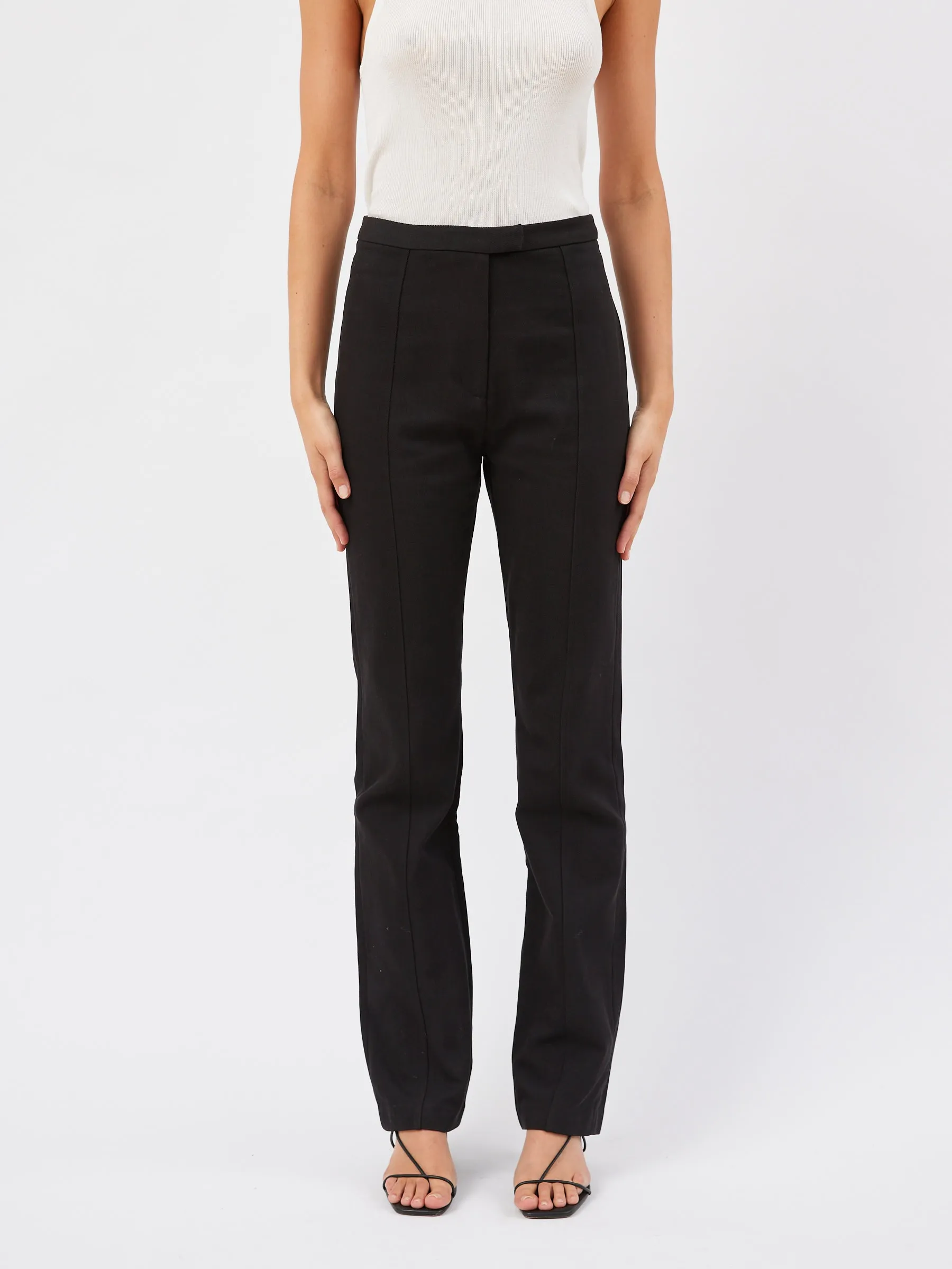 Slim Panelled Trousers